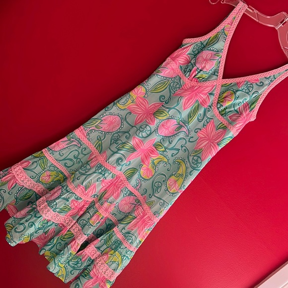 Lilly Pulitzer Dresses & Skirts - Lilly Pulitzer Tiered Cotton Sundress Sz 4